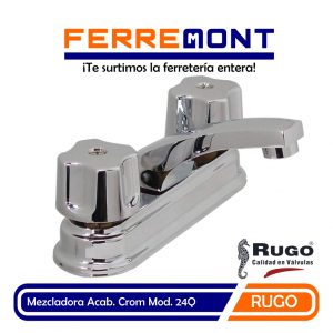 Mezcladora p/lavabo Mod. 24Q, Rugo