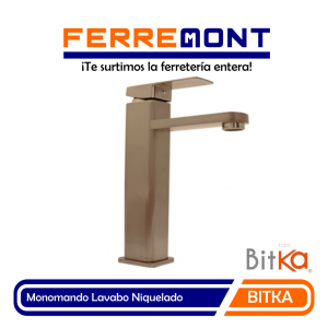 Monomando Niquelado p Lavabo