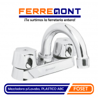 Mezcladora p/Lavabo Plastica, Foset