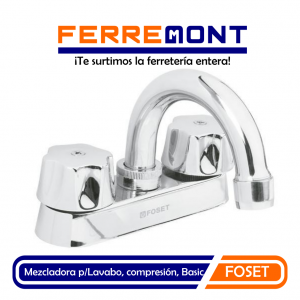 Mezcladora p/lavabo 49589, Foset