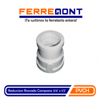 Reduccion Campana Roscada 3/4 x 1/2